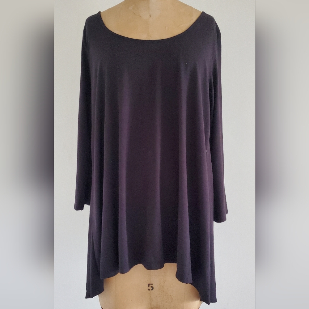 Survival Light Knit Long Sleeve Tunic, size L, black